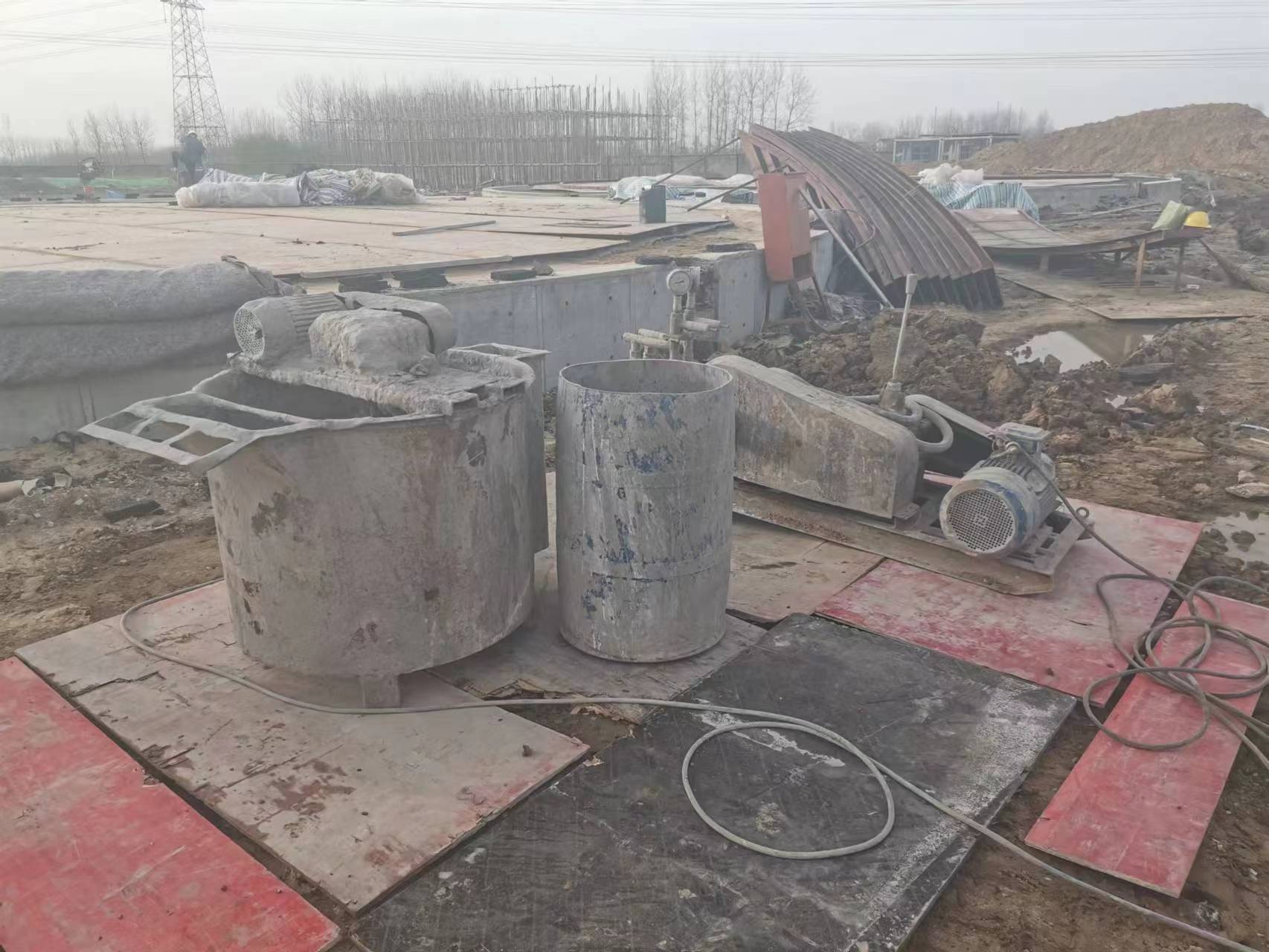三才镇设备基础注浆